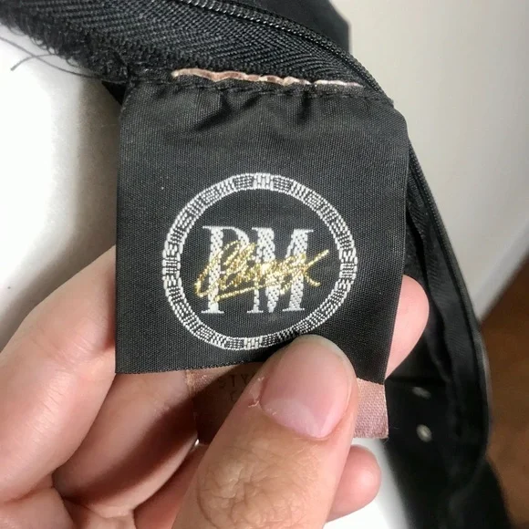 Vintage Climax PM Black Rhinestone Cocktail Dress - Picture 4 of 4